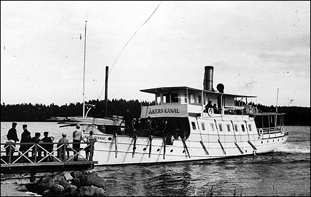 kers Kanal vid Garnsviken, kersberga ca 1901