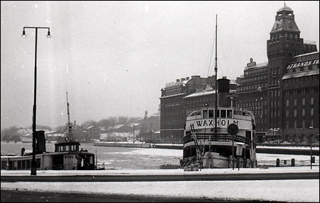 Waxholm i Nybroviken, Stockholm 1965-02-21