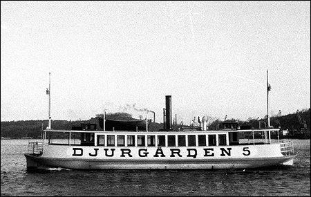 Djurgrden 5 p Strmmen, Stockholm 1933-05-05