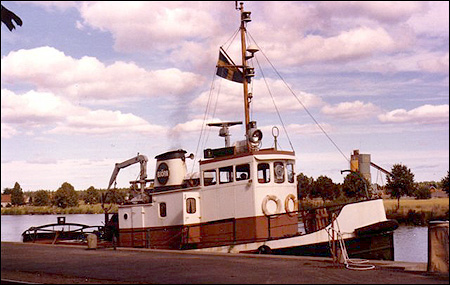 Bjrn III i Treboda under frd frn Stora Askern till Visings 1979-09