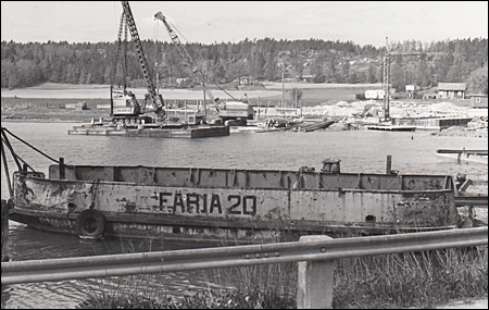 Frja 61/20 vid Plsundet, Vaxholm 1971-05-22