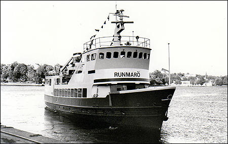 Runmar vid Skeppsbron, Stockholm 1989-09-06