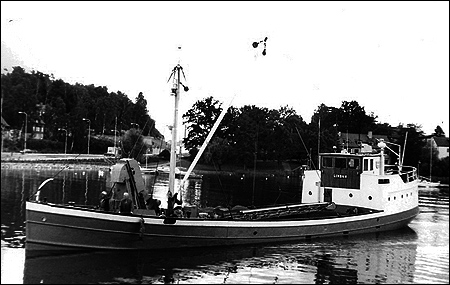 Linda II i Islingeviken, Liding 1974-07-30