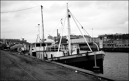 Linda af Tynning i Hammarbykanalen, Stockholm 1990-12-07