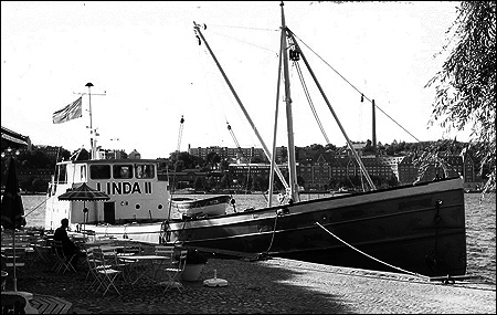 Linda II vid Riddarholmen, Stockholm 1984-09-01