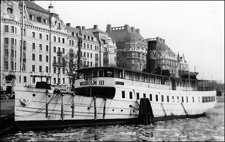 Waxholm III vid Strandvgskajen, Stockholm 1951