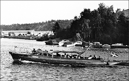Delfin VII i Hammarbyleden, Stockholm 1969-08-14