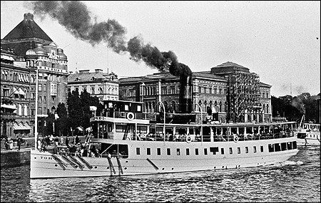 Tor I vid Sdra Blasieholmshamnen, Stockholm ca. 1920