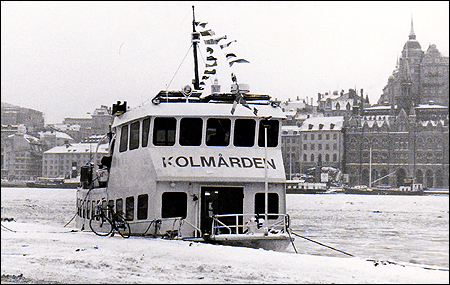 Kolmården vid Riddarholmskajen, Stockholm 1988-12-04