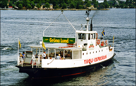 Tivoliexpressen vid Slussen, Stockholm 1999