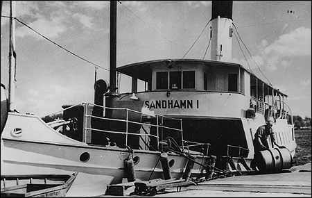 Sandhamn I vid Slussen, Stockholm 1935