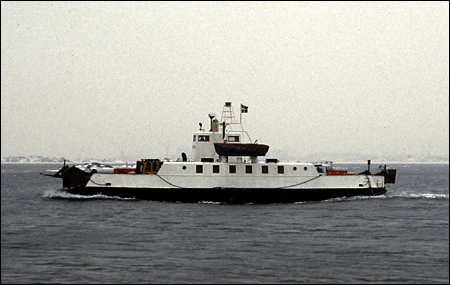 Vira utanf�r Saltholmen, G�teborg 1987-01-20