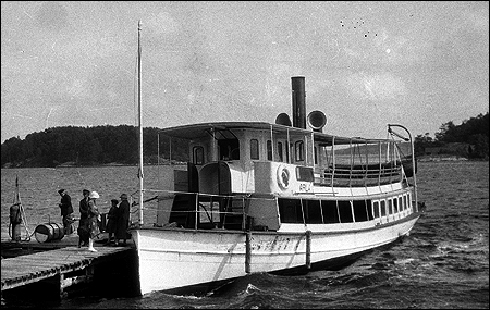 Arla vid Djur� brygga, V�rmd� 1927-08-23