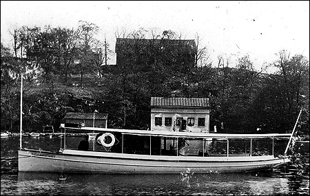 Bj�rksundet vid M�larvarvet, Stockholm vid leveransen 1896