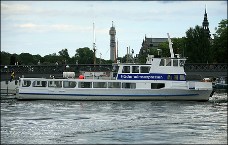 Nya Hjelmare Kanal vid Skeppsholmsbron, Stockholm 2007-06-19