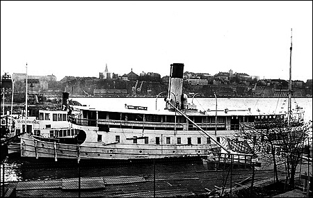 Blid�sund upplagd p� Djurg�rdsvarvet, Stockholm 1968-12-01