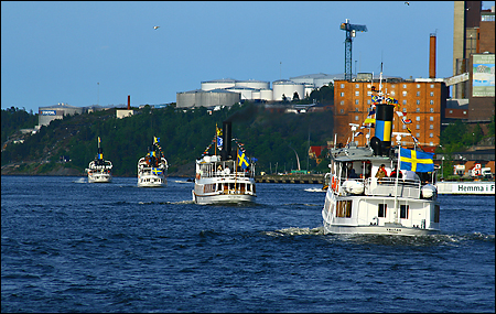 Storskr, Norrskr, Mariefred och Vstan p vg mot Vaxholm.