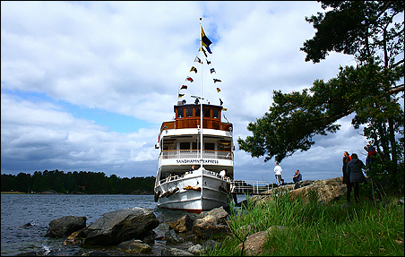 Sandhamns Express vid Nset, Stavsns.