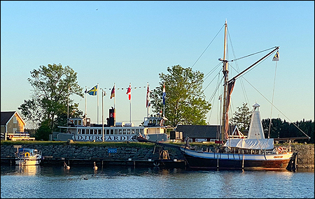 Sista slussen i Göta Kanal, Sjötorp 2021-06-09