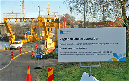 Passagen är öppen varje dag mellan kl. 06.00 och 22.00
