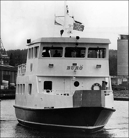 Bur� i H�rn�sand vid leveransen 1985