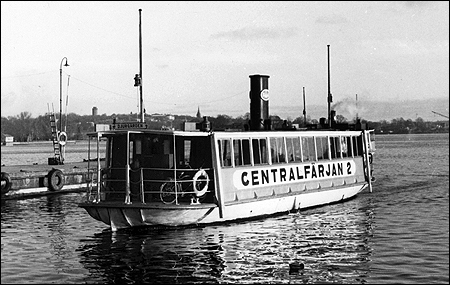 Centralf�rjan 2 vid Slussen, Stockholm 1953