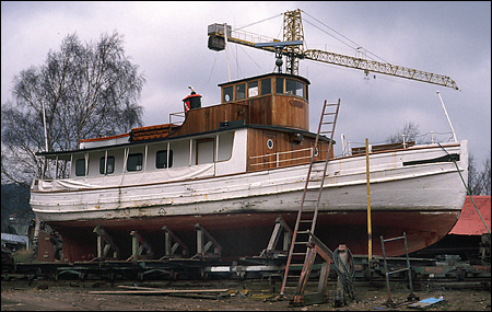 Necken af Trollhttan p Bohus Varv, Ale 1989-03-22