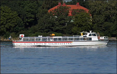 Delfin X vid Hundudden, Djurg�rden 2009-08-06