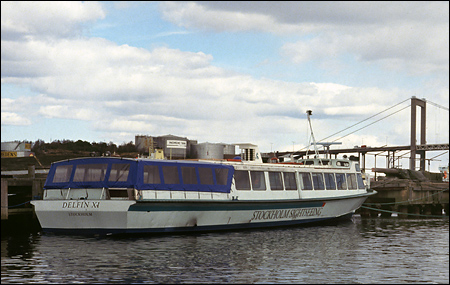 Delfin XI vid Nya Varvet, Gteborg 1991-04-18