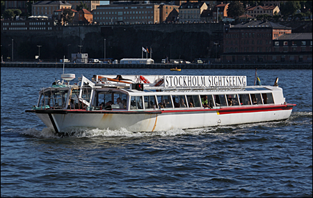 Delfin V på Strömmen, Stockholm 2013-08-25