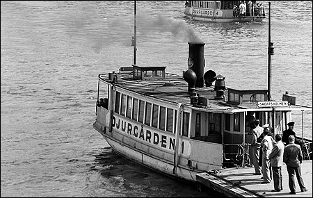 Djurgården 1 vid Slussen, Stockholm 1951