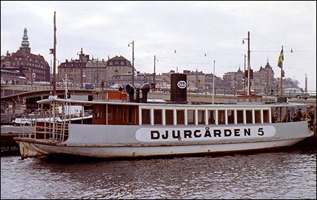 Djurg�rden 5 vid Slussen, Stockholm 1968-02