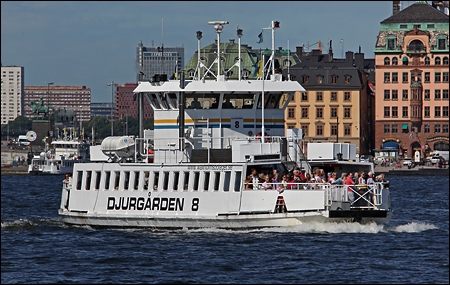 Djurgrden 8 p Strmmen, Stockholm 2012-07-27