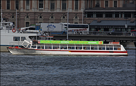 Delfin IX p Strmmen, Stockholm 2013-08-23
