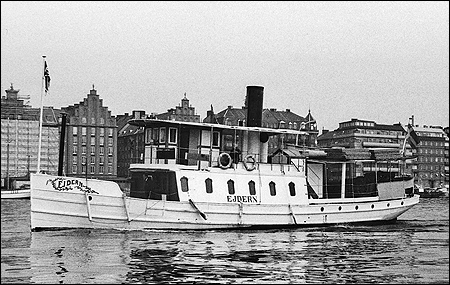Ejdern p� Riddarfj�rden, Stockholm 1970-07-25