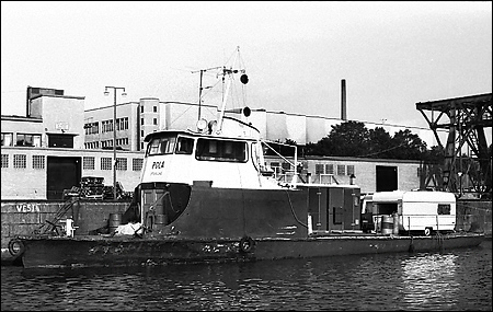 Pola vid Norra Hammarbykajen, Stockholm 1974-09-01