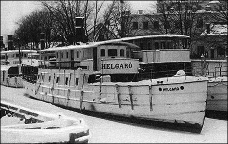 Helgarö vinterupplagd vid Bergsunds Mekaniska Verkstads AB, Stockholm 1929-02-10