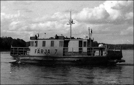 Färja 61/7 på leden Resarö - Nantes 1961-05-25