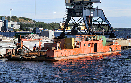 Dykab 1 i S�dra hamnen, Lule� 2012-08-03