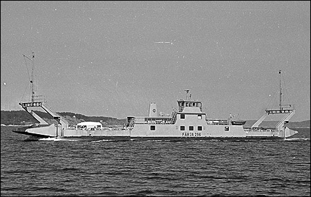 Färja 61/296 på Gullmarsleden 1979