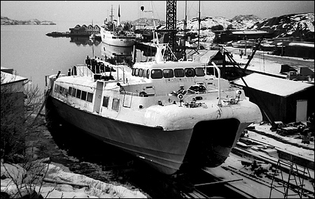 Kosterfjord p� varv i Sk�rhamn 1995-12-09