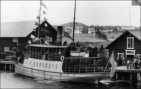 G�sta Berling i Torsby vid jungfruresan 1900