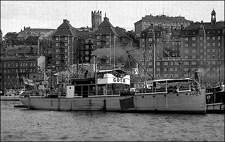 Gta vid Slussen, Stockholm 1917