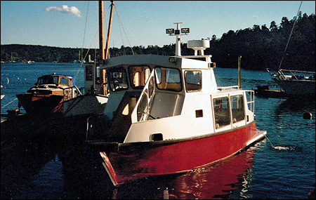 Gugner vid Bjrkns varv, Nacka infr leveransturen till Stavsns 1996-07-14