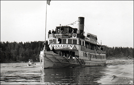 Saxaren p Trlhavet p premirturen efter brgningen 1964-09-05