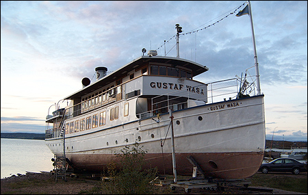 Gustaf Wasa p� slipen i R�ttvik 2006-10-04