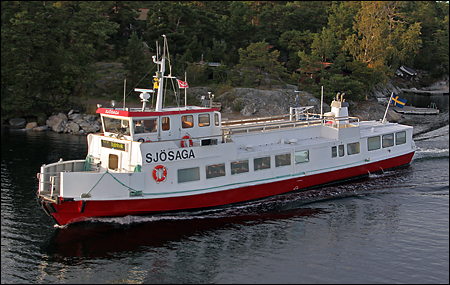 Sjösaga vid Östanviks brygga, Nämdö 2010-09-22