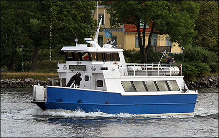 Hättan utmed Djurgården, Stockholm 2019-08-07