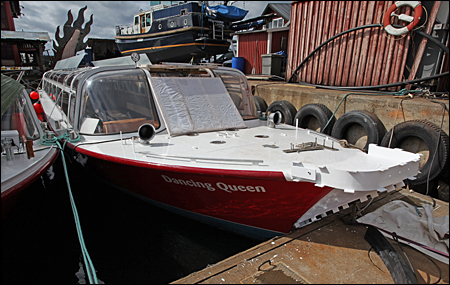 Dancing Queen vid H�gmars� Varv AB, H�gmars� 2014-04-13