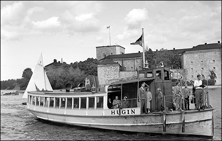 Hugin i Vaxholm 1956-08-18